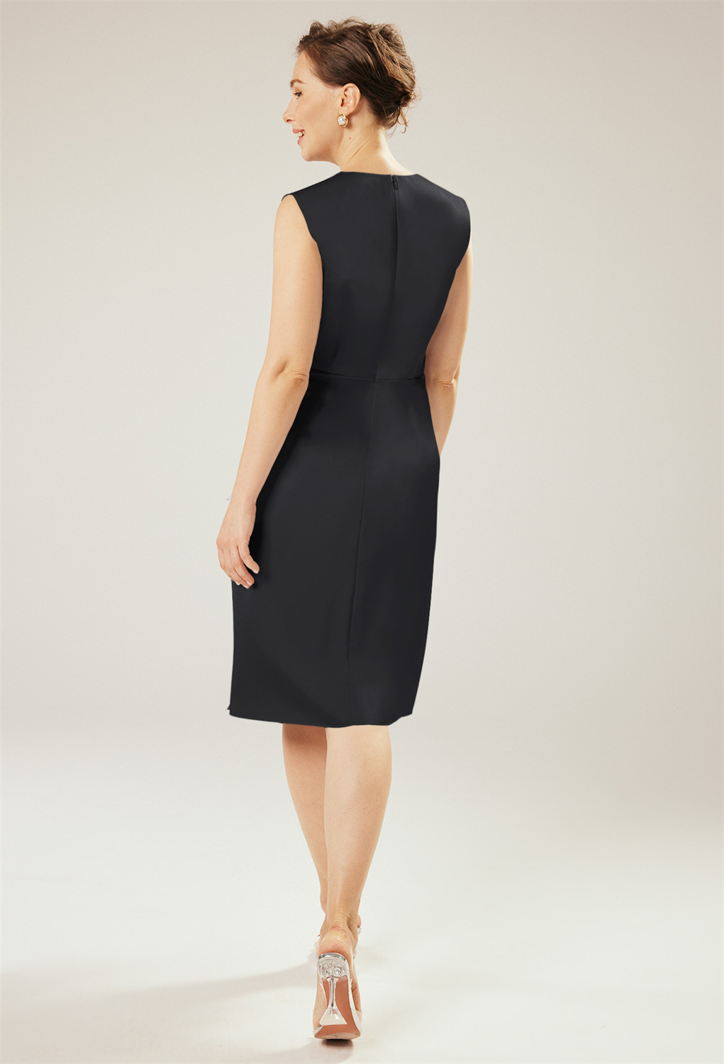 AW Peggy Black Metallic  Spring Mother of The Bride Dresses